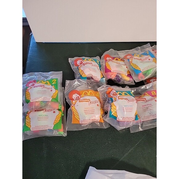 Nickelodeon Tangle McDonald's Toys Lot Twist-A-Zoid Vintage - Picture 2 of 8